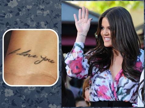 khloe kardashian tattoos.